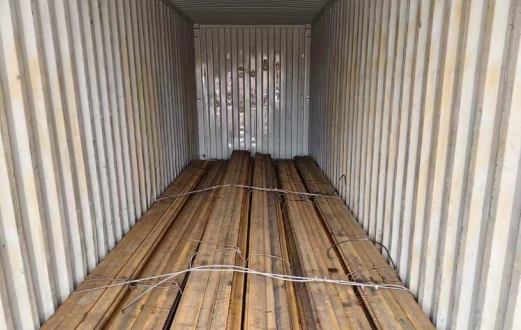GNEE RAIL exported S20 steel rails to Indonesia GNEE RAIL exported S20 steel rails to Indonesia